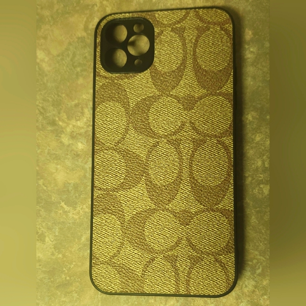 iphone 11 Pro Max Designer Patterned Phone Case - Brown